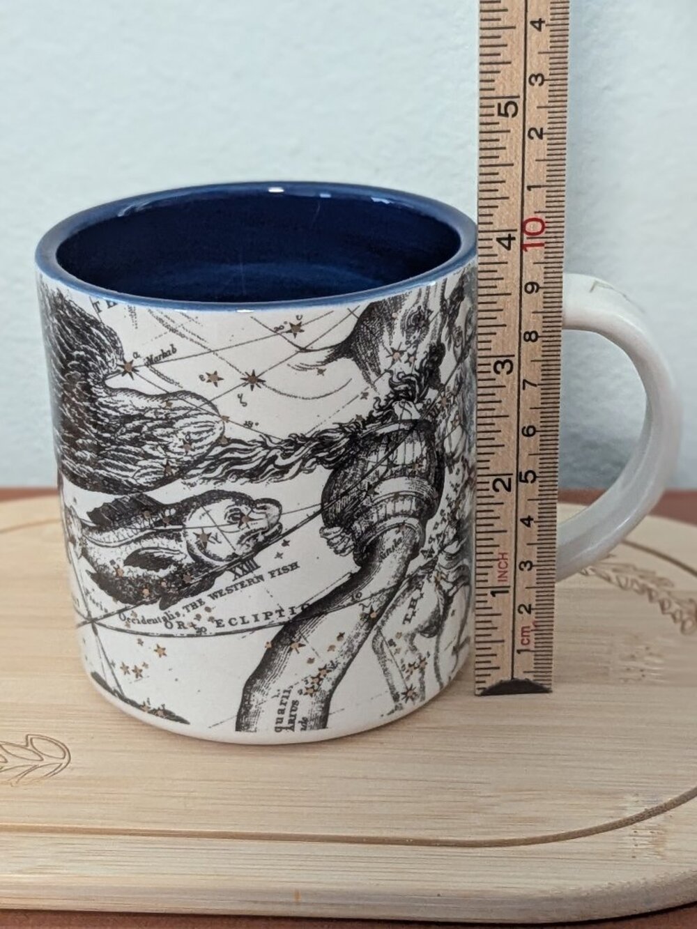 Anthropologie "Salt and Earth" Pisces Zodiac Constellation Mug